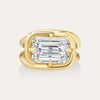 Infinity Emerald Cut Ring